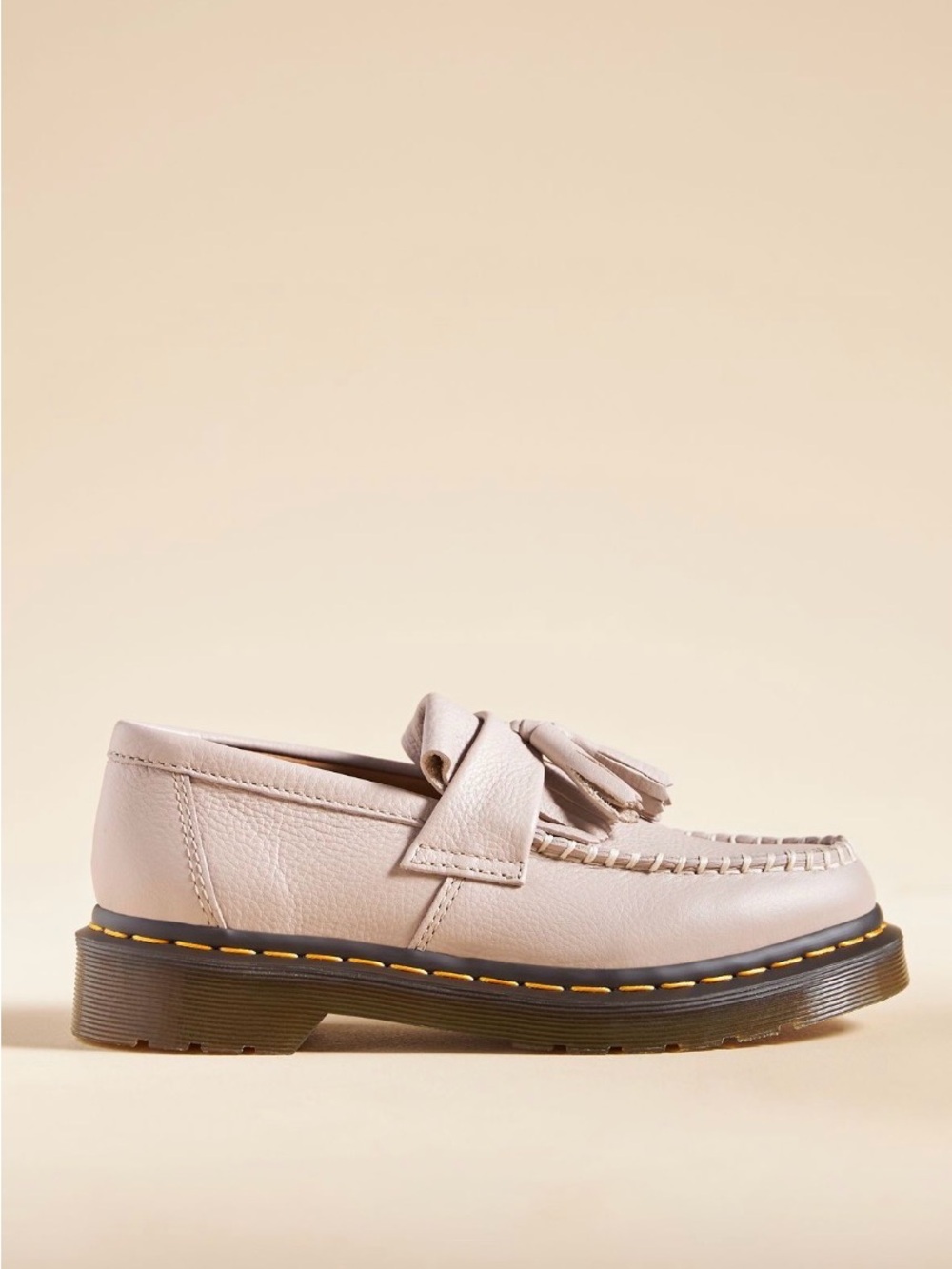 Dr. Martens Women’s Adrian Tassel Loafer in Taupe